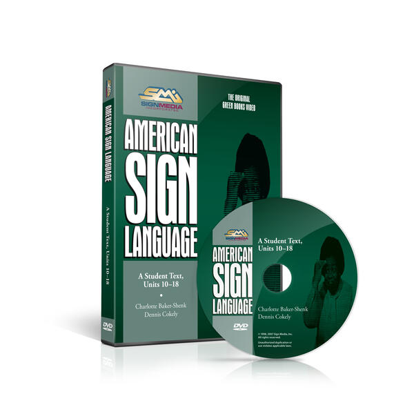 American Sign Language: A Student Text; Units 10-18 - DVD