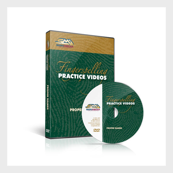 Fingerspelling Practice Videos - Proper Names